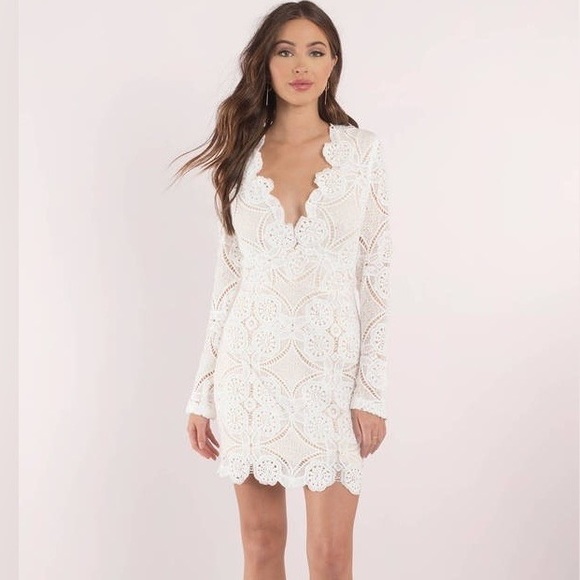 Tobi Dresses & Skirts - Tobi Lace Is More White Bodycon Dress